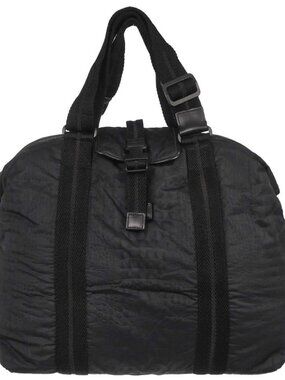 Chanel Black Nylon Sport Line Duffle Handbag 166867